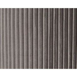 MIRAMAR - Poef - Grijs - 35/31 cm - Fluweel