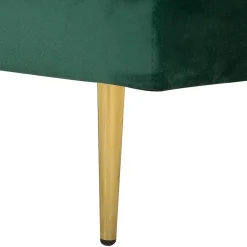 MIRAMAS - Chaise longue - Smaragdgroen - Rechterzijde - Fluweel