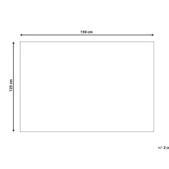 MIRGE - Plaid - Beige - 125 x 150 cm - Polyester