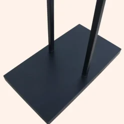 MISOU Dressboy Kledingstandaard Kledinghouder Zwart 114 cm Bamboe en metaal