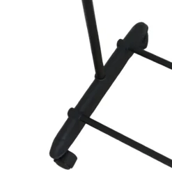 MISOU Kledingrek op Wieltjes Enkel Zwart Metaal Verstelbaar