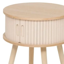 MISOU Nachtkastjes Juliet met Kastje - Set van 2 - Beige