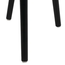 MISOU Salontafel Set van 2 Bijzettafel Diehoekig Zwart Bijzettafeltje