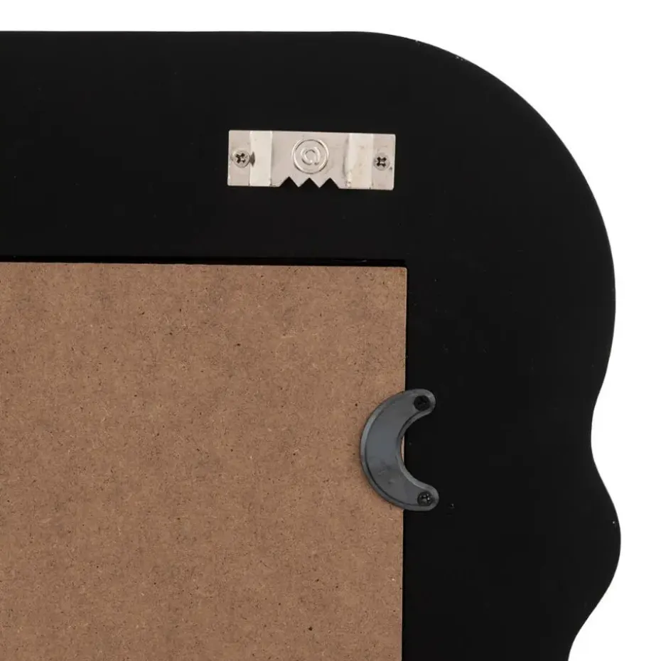 MISOU Wandspiegel Organische Vorm - Zwart