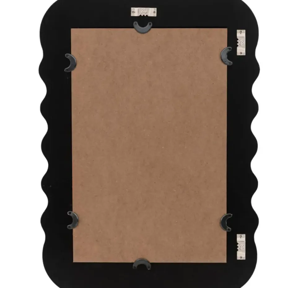 MISOU Wandspiegel Organische Vorm - Zwart