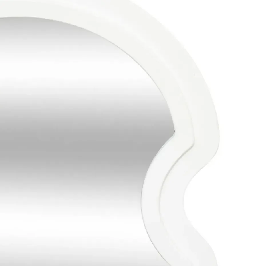 MISOU Wandspiegel Organische Vorm - Wit