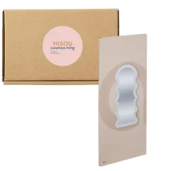 MISOU Wandspiegel Organische Vorm - Wit