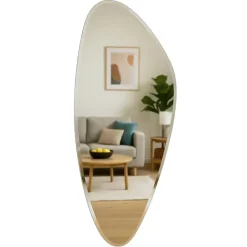 MISOU Wandspiegel Organische Vorm - Zilver