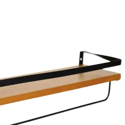 MISOU Zwevende Wandplank 2 stuks Industrieel Muurdecoratie Boekenrek