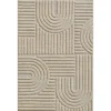 Modern Japandi Vloerkleed - Beige - Boho Scandinavisch - 160x230 cm Laagpolig