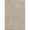 Modern Japandi Vloerkleed - Beige - Boho Scandinavisch - 140x200 cm Laagpolig