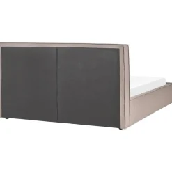 MOISSAC - Bed - Taupe - 180 x 200 cm - Polyester