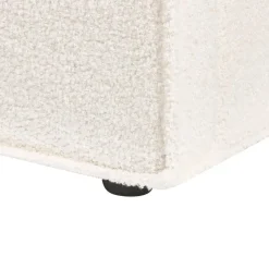 MOISSAC - Tweepersoonsbed - Off-white - 180 x 200 cm - Polyester