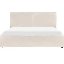 MOISSAC - Tweepersoonsbed - Off-white - 180 x 200 cm - Polyester