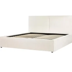 MOISSAC - Tweepersoonsbed - Off-white - 180 x 200 cm - Polyester