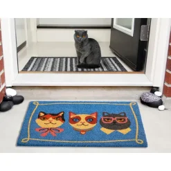 MOJICAP - Deurmat - Meerkleurig - 60 x 90 cm - Kokos