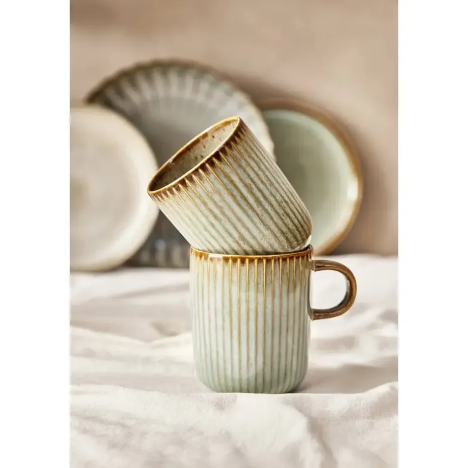 Mok met oor Camille - groen - 400 ml