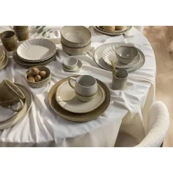 Mok met oor Mira naturel stoneware - 360 ml