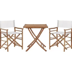 MOLISE - Bistroset voor 2 - Lichte houtkleur - Bamboehout