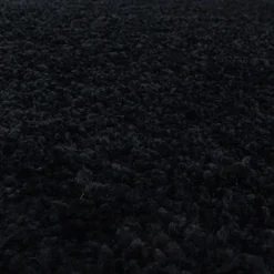 Monaco Soft Shaggy Hoogpolig Vloerkleed Black - 240x340 CM