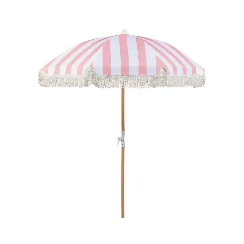 MONDELLO - Parasol - Roze/Wit - Polyester