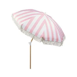 MONDELLO - Parasol - Roze/Wit - Polyester