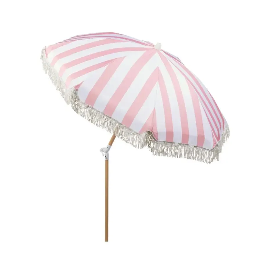 MONDELLO - Parasol - Roze/Wit - Polyester