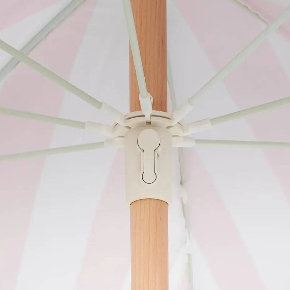 MONDELLO - Parasol - Roze/Wit - Polyester