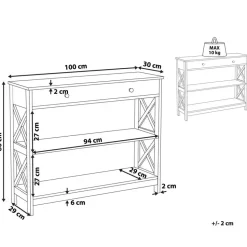 MONTGOMERY - Consoletafel - Zwart - MDF