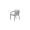 Monti dining fauteuil - taupe - rope grey sand - valley sand