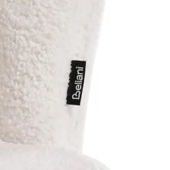 MONTICELLO - Bureaustoel - Wit - Bouclé