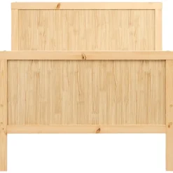 MONTIGNY - Uitschuifbaar kinderbed - Lichtbruin - Dennenhout