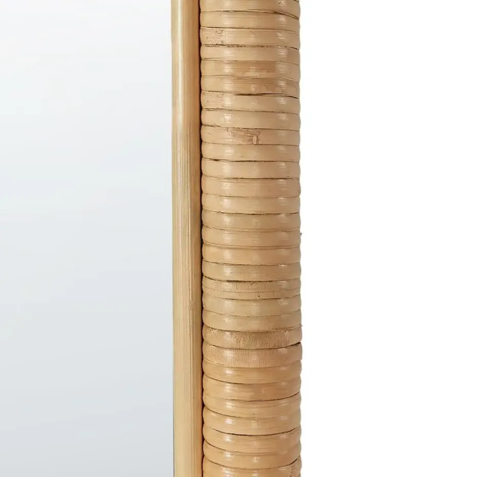 MONTOT - Staande spiegel - Naturel - Rotan