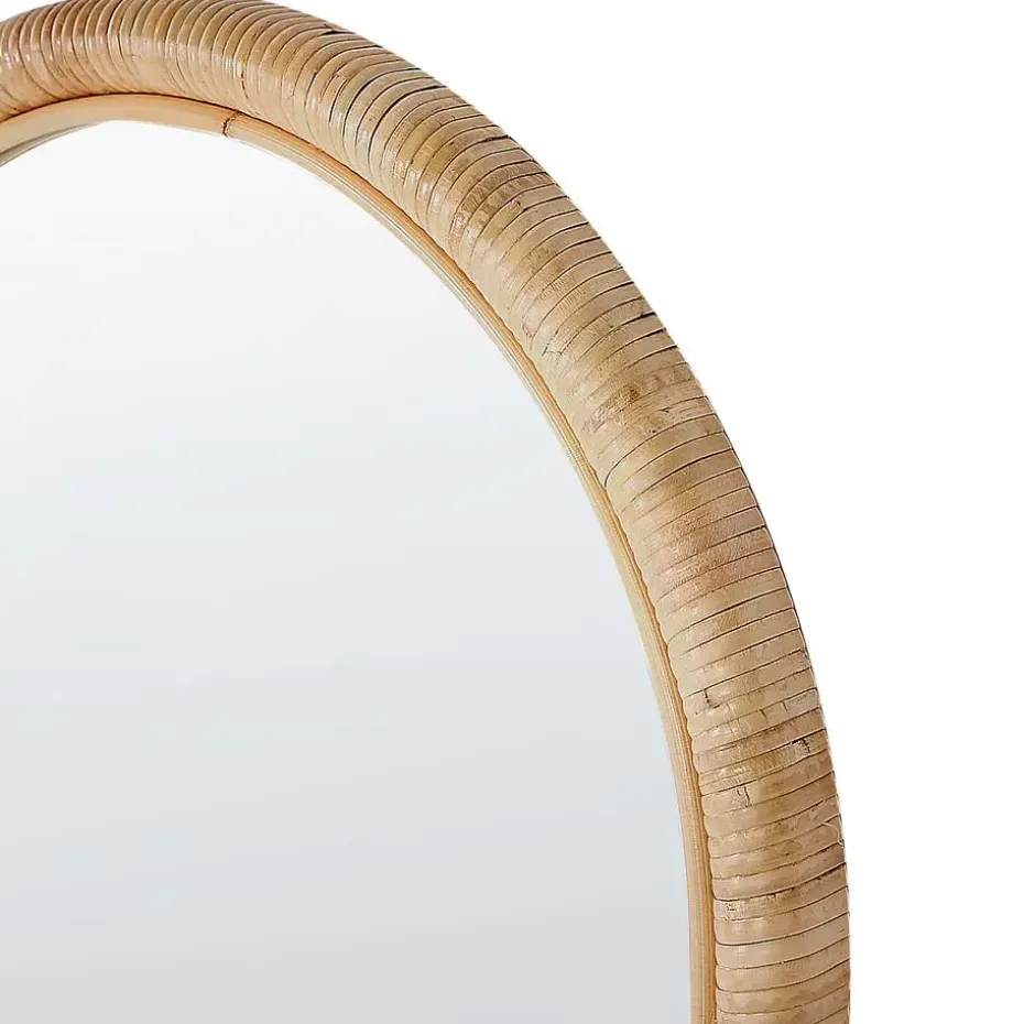 MONTOT - Staande spiegel - Naturel - Rotan