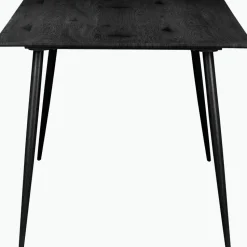 Monza - Eettafel 160x90 cm 6 zitplaatsen zwart hout look