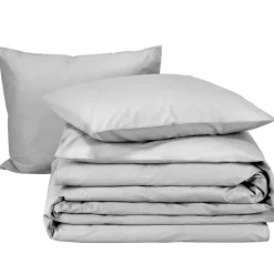 Moodit Dekbedovertrek Basil Silver - Lits Jumeaux - 240 x 220 cm - Katoen