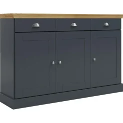 Motala - Dressoir met 3 deuren en 3 laden grijs