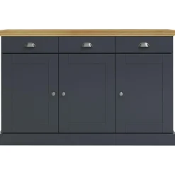 Motala - Dressoir met 3 deuren en 3 laden grijs