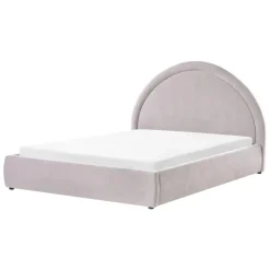 MOUZON - Bed met opbergruimte - Beige - 140 x 200 cm - Stof