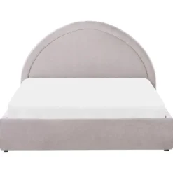 MOUZON - Bed met opbergruimte - Beige - 140 x 200 cm - Stof