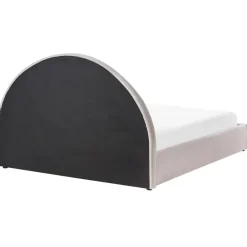 MOUZON - Bed met opbergruimte - Beige - 140 x 200 cm - Stof