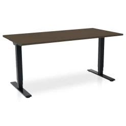 MRC COMFORT elektrisch zit sta bureau - 180x80 - bruin eiken
