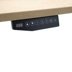 MRC COMFORT elektrisch zit sta bureau - 140x80 - bruin eiken