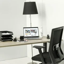 MRC EASY elektrisch ARBO zit-sta bureau - 120x80 cm - robuust eiken