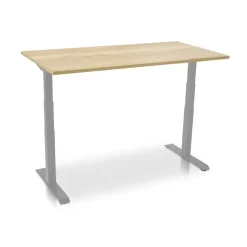 MRC PRO elektrisch ARBO zit-sta bureau - 140x80 cm robuust eiken