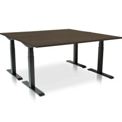 MRC PRO elektrisch ARBO zit-sta bureau - 180x80 cm - bruin eiken