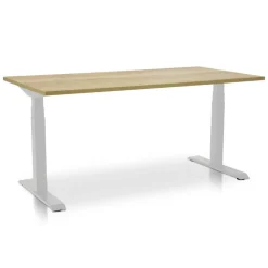 MRC PRO elektrisch ARBO zit-sta bureau - 160x80 cm robuust eiken