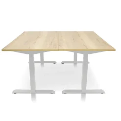 MRC PRO elektrisch ARBO zit-sta bureau - 160x80 cm robuust eiken