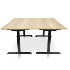 MRC PRO elektrisch ARBO zit-sta bureau - 140x80 cm robuust eiken