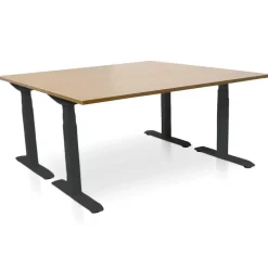 MRC PRO elektrisch ARBO zit-sta bureau - 140x80 cm - havanna